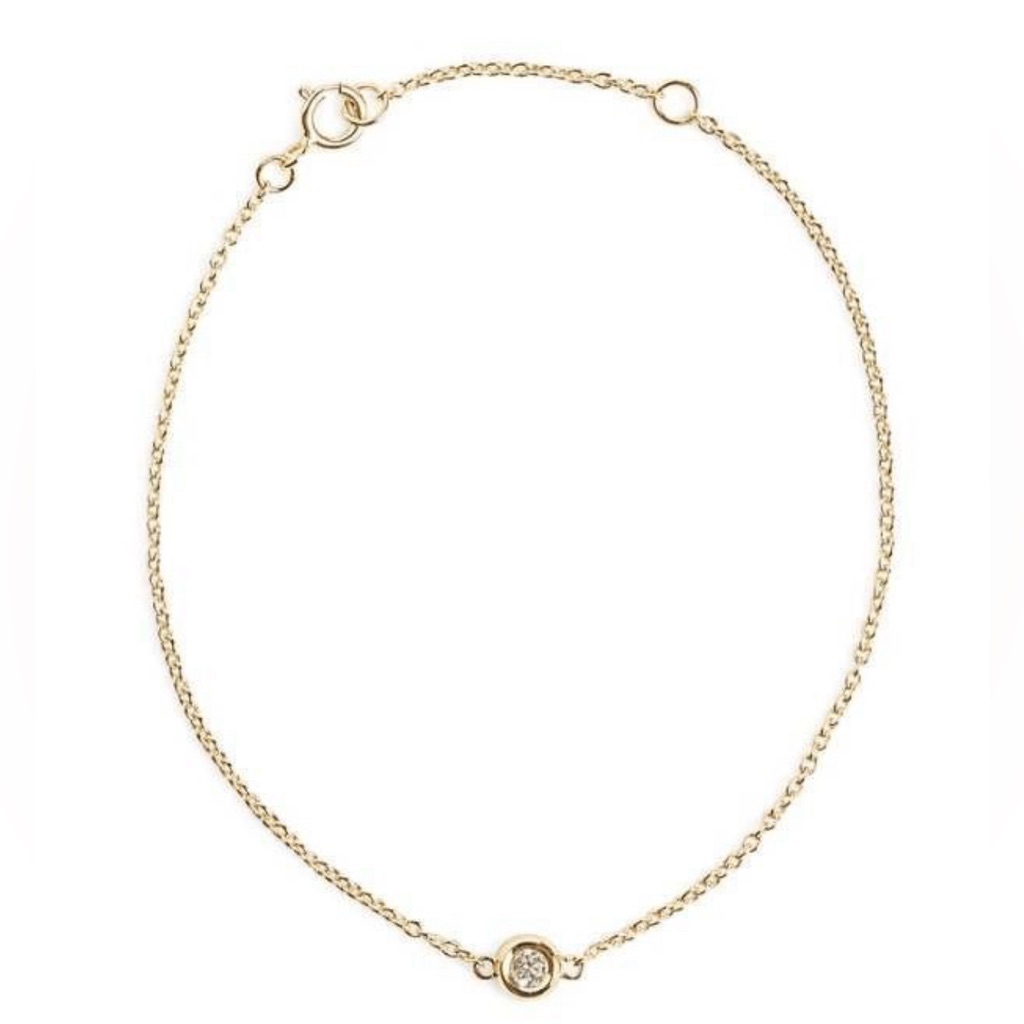 Marrin Costello Nwt White Topaz 14k Gold Plated Soleil Bracelet